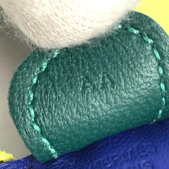 HERMES Rodeo PM Bag Charm Horse Cheval charm Anyo Miro blue/Yellow x Green - Picture 10 of 10